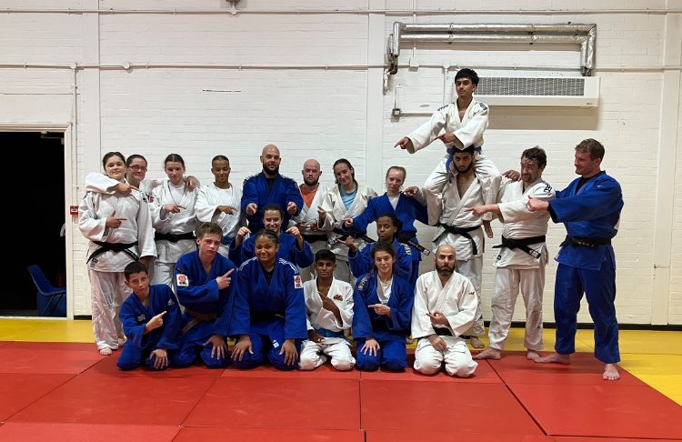 Friends from Nagoya City Japan visited Ealing Judo; Deborah earned her black belt